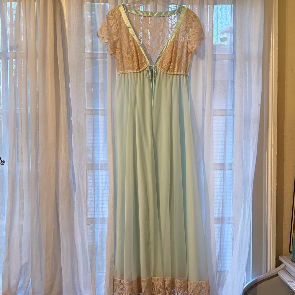 Vintage Light Aqua 2piece sleepwear